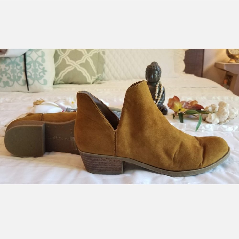 Indigo Rd Slip-On Suede Ankle Boots